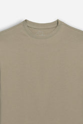 T-SHIRT GIROCOLLO MANICA LUNGA TORTORA